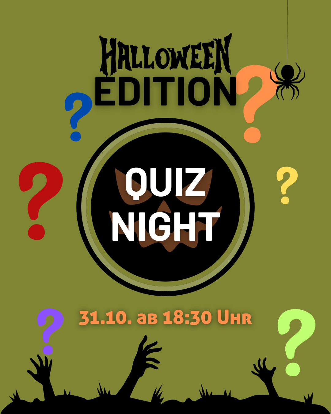 WG x Halloween Quiz am 31.10.2025